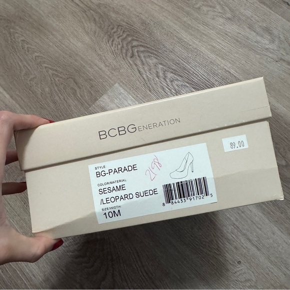 BCBGeneration Leopard Print High Heel Shoes Women’s 10 - Picture 2 of 11